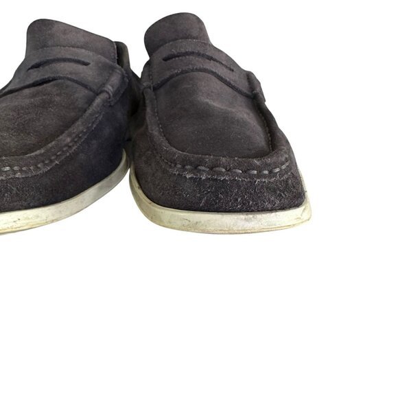 Bruno Magli "Tonio" Gray Suede Men's Loafers Size 11 - Picture 4 of 9